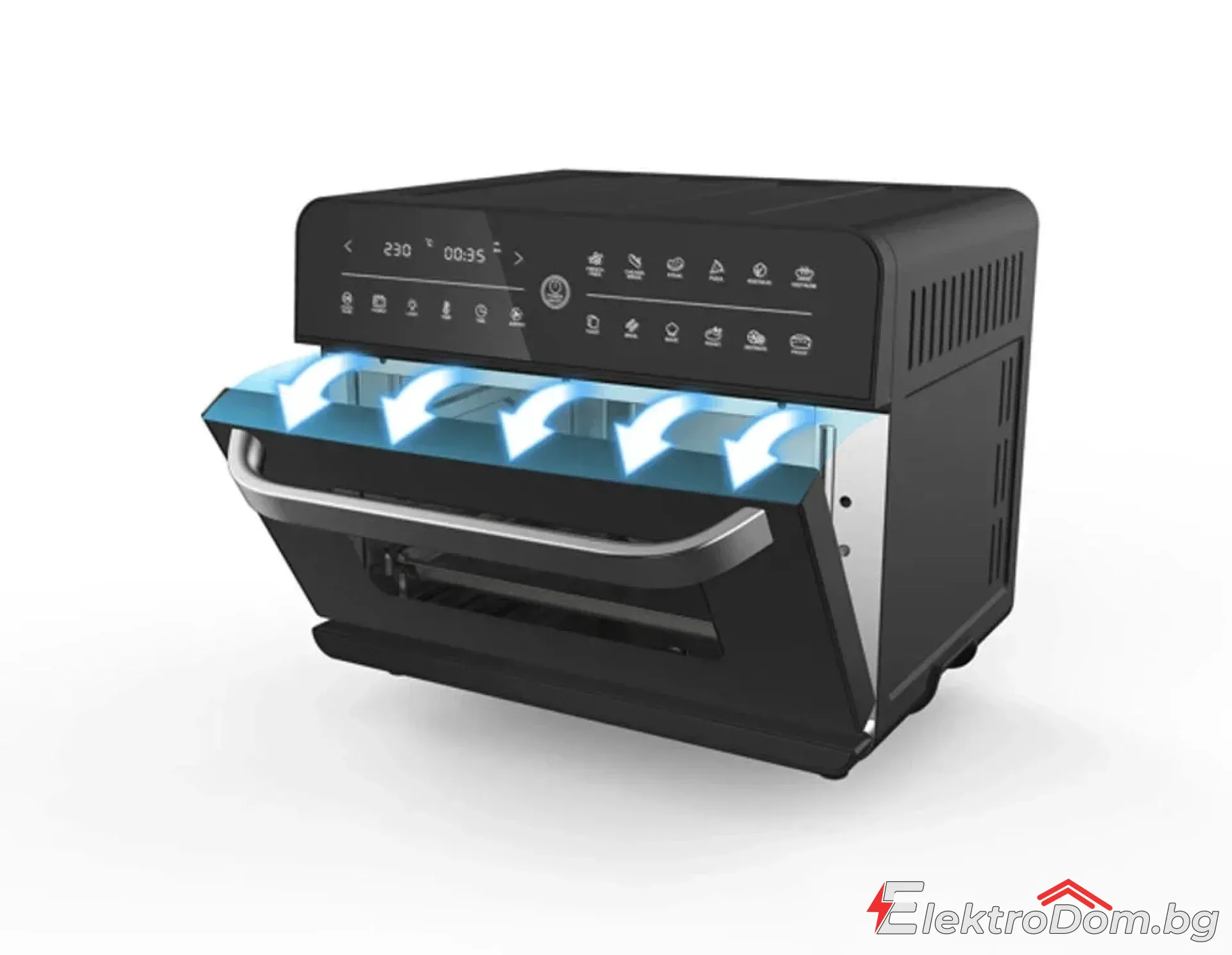 Air+Fryer+%D0%A4%D1%83%D1%80%D0%BD%D0%B0+ZEPHYR+Deluxe+XXL+%E2%80%93+25L%2C+1800W%2C+12%D0%B21