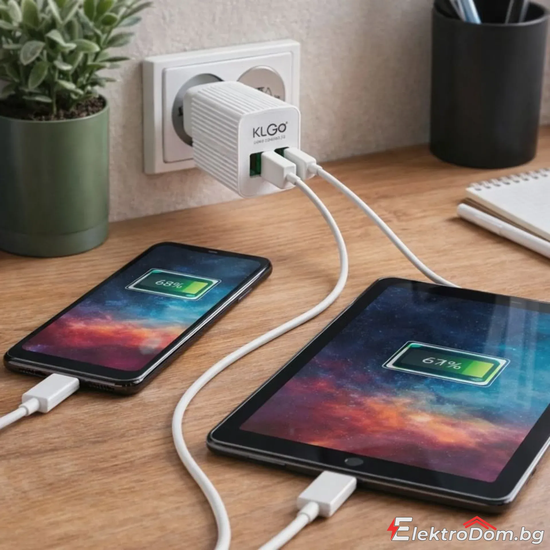 USB+%D0%91%D1%8A%D1%80%D0%B7%D0%BE+%D0%97%D0%B0%D1%80%D1%8F%D0%B4%D0%BD%D0%BE+KLGO+KC-200+%E2%80%93+Dual+USB+2.4A%2FED-USB2026